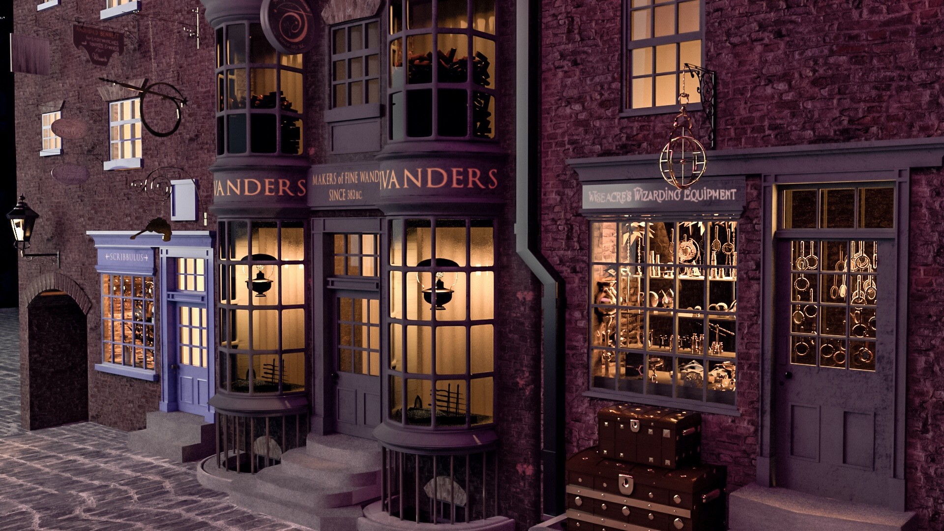 Diagon Alley Backdrop Wallpapers