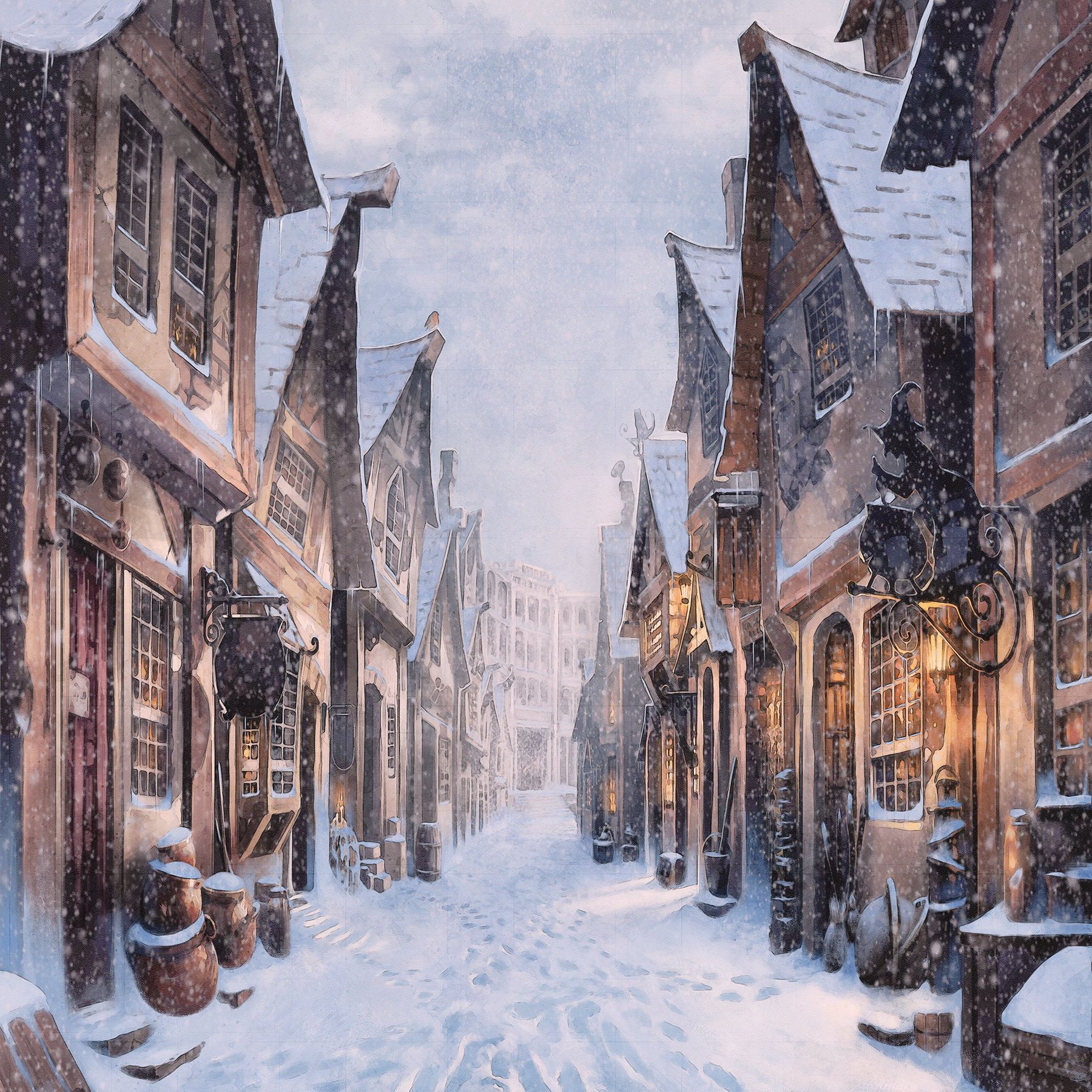 Diagon Alley Wall Mural Wallpapers