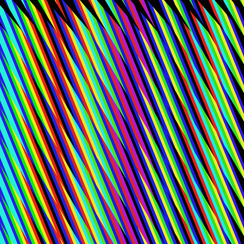 Diagonal Colorful Stripes Art Wallpapers