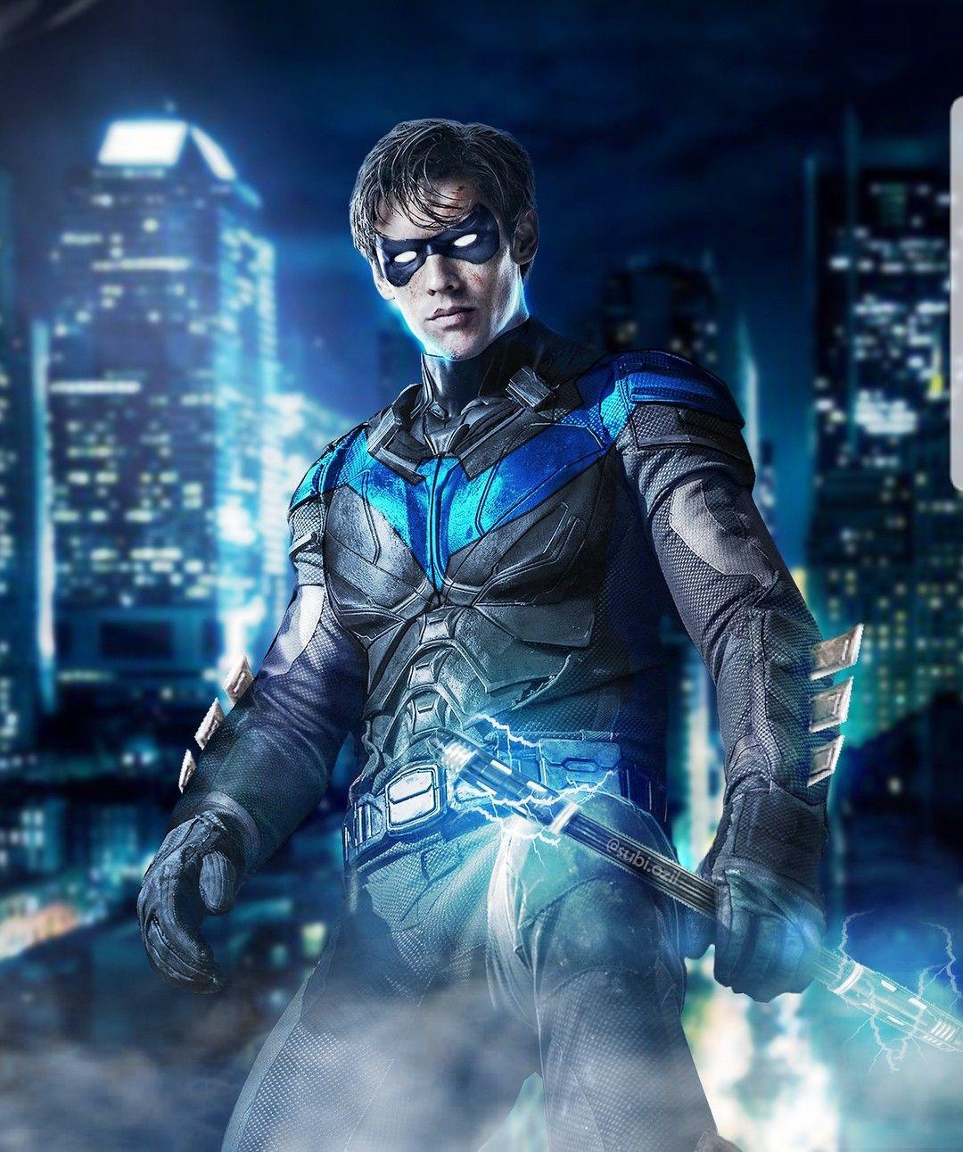 Dick Grayson As Nightwing In Titans Wallpapers