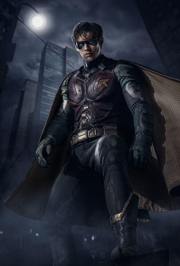 Dick Grayson As Nightwing In Titans Wallpapers