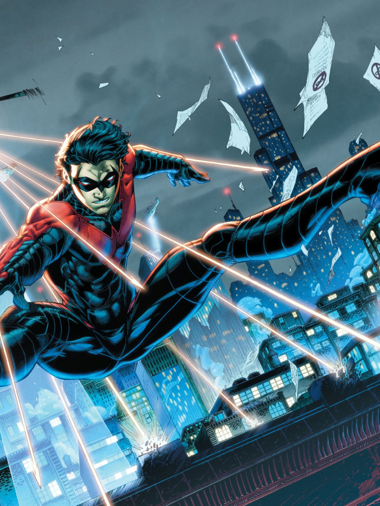 Dick Grayson As Nightwing In Titans Wallpapers