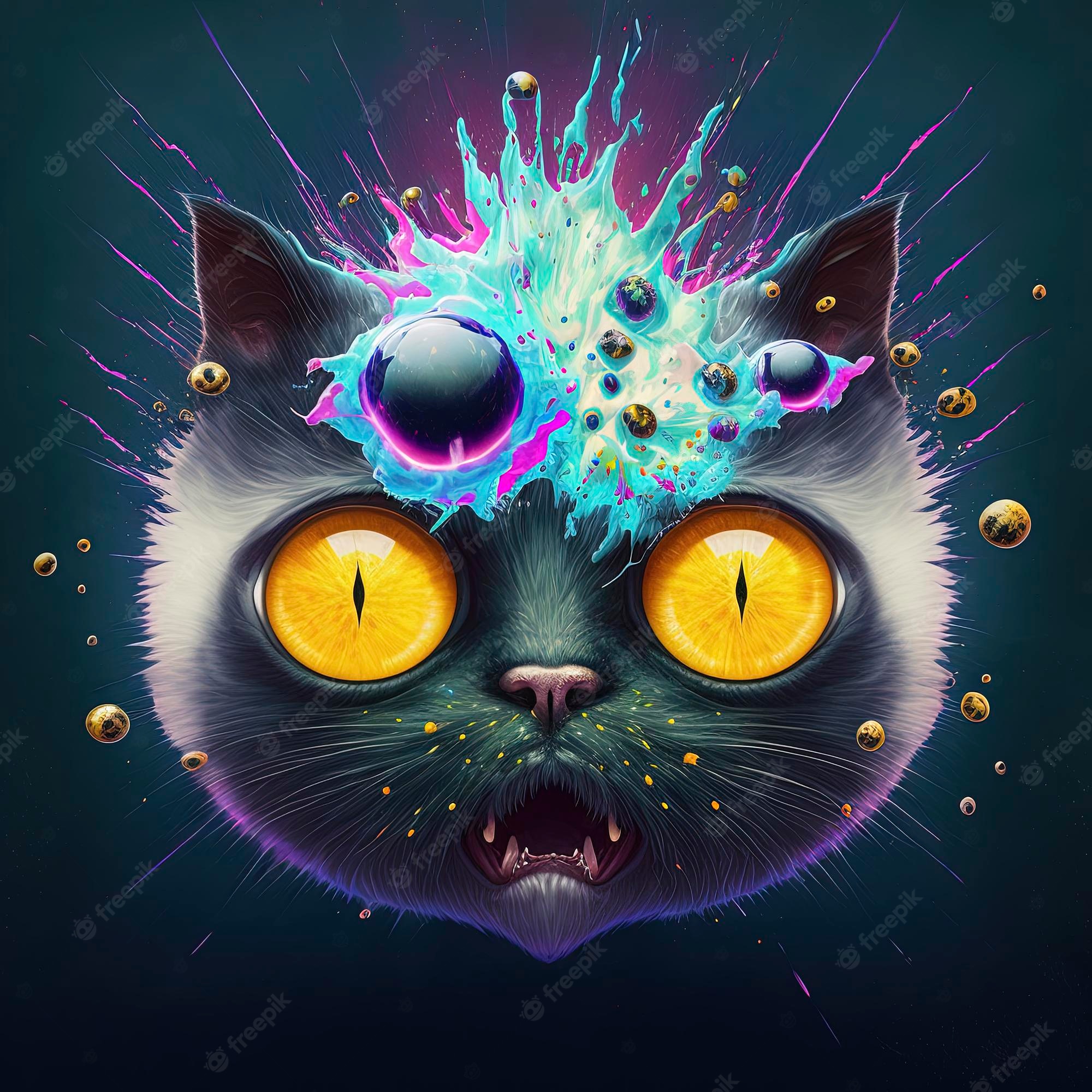 Digital Cat Wallpapers