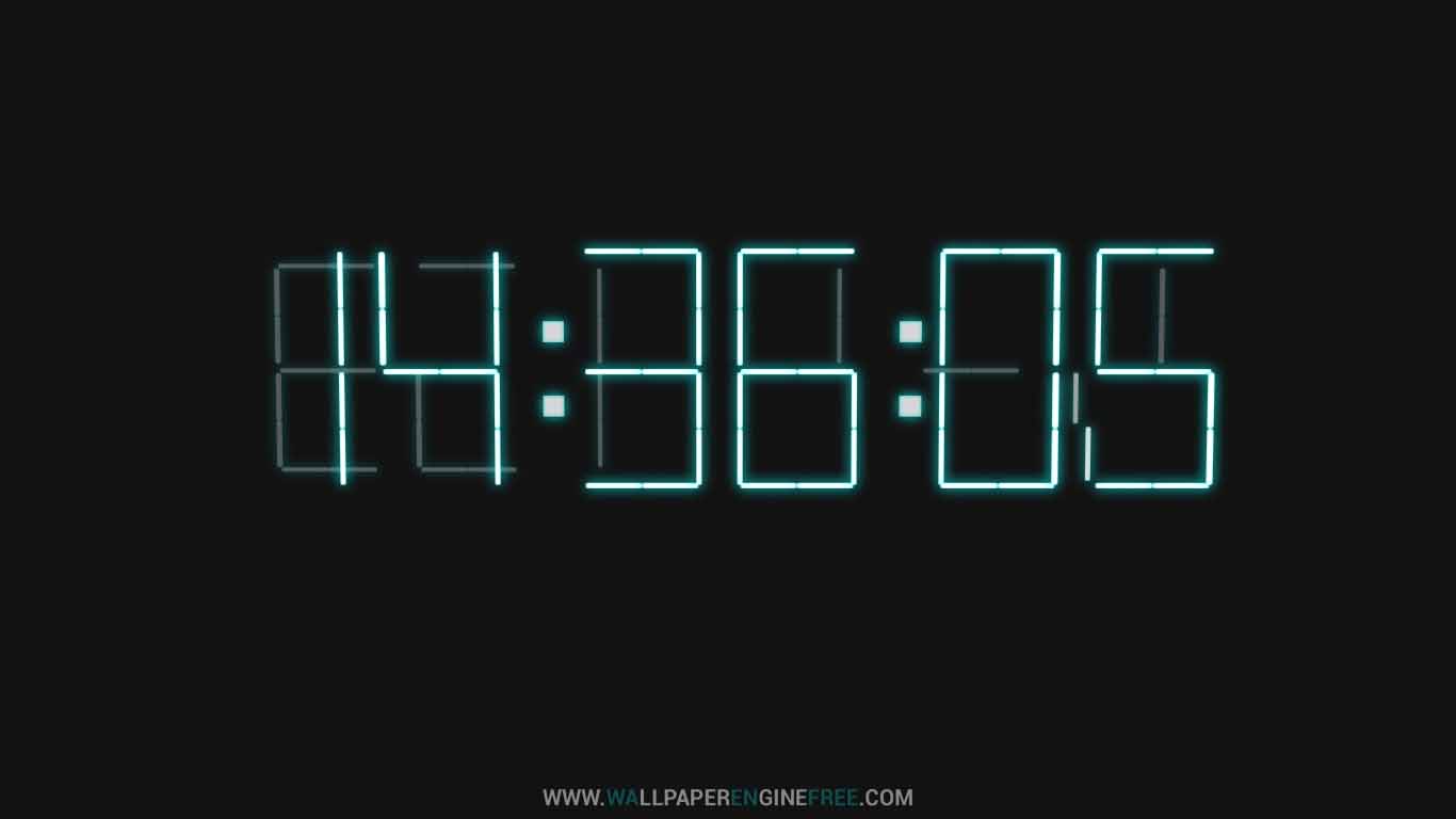 Digital Clock Wallpapers