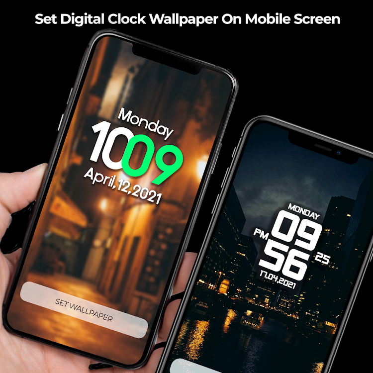 Digital Clock Wallpapers