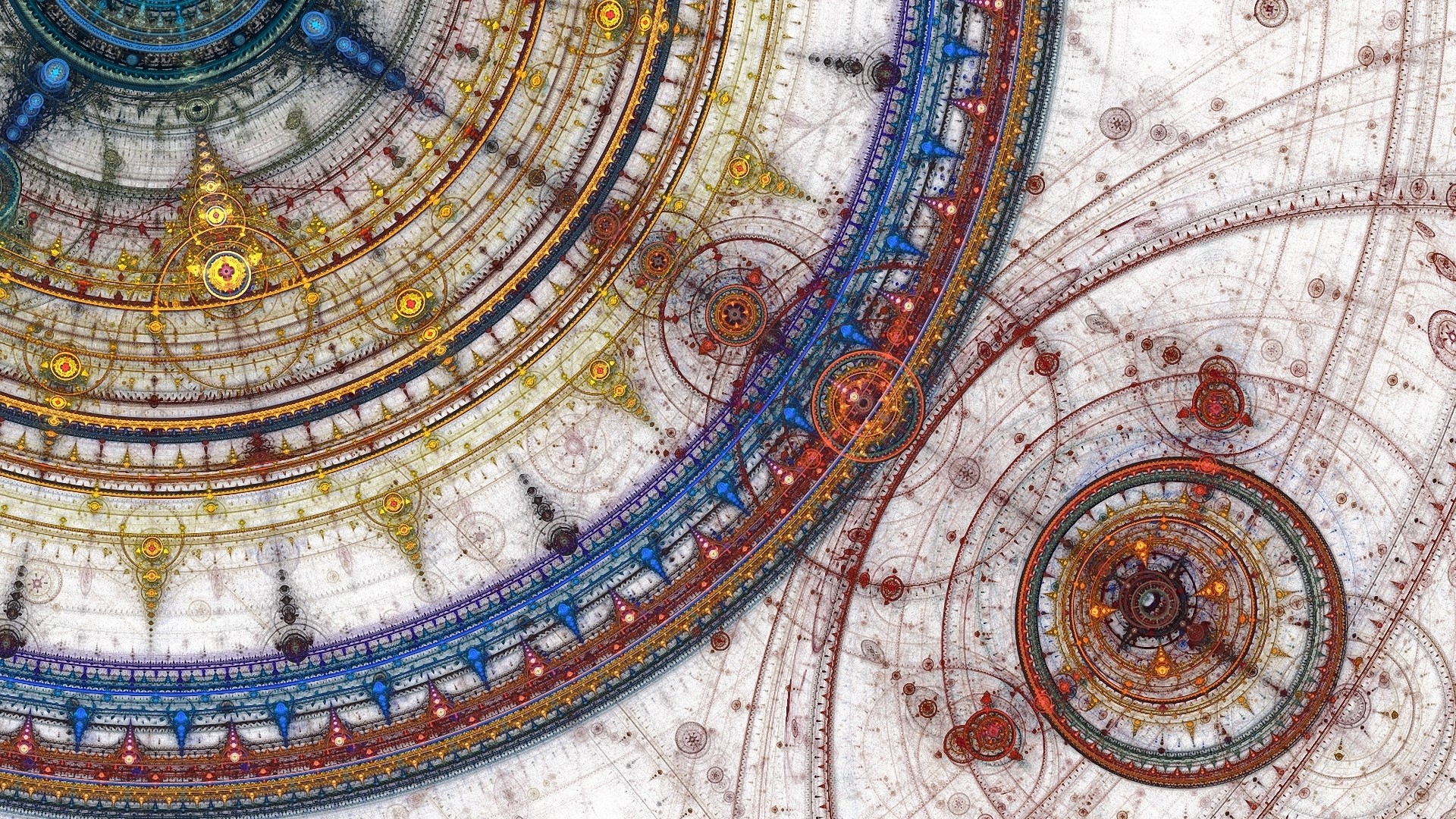 Digital Cool Geometry Shapes Art Wallpapers