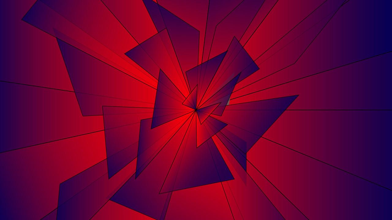 Digital Cool Geometry Shapes Art Wallpapers