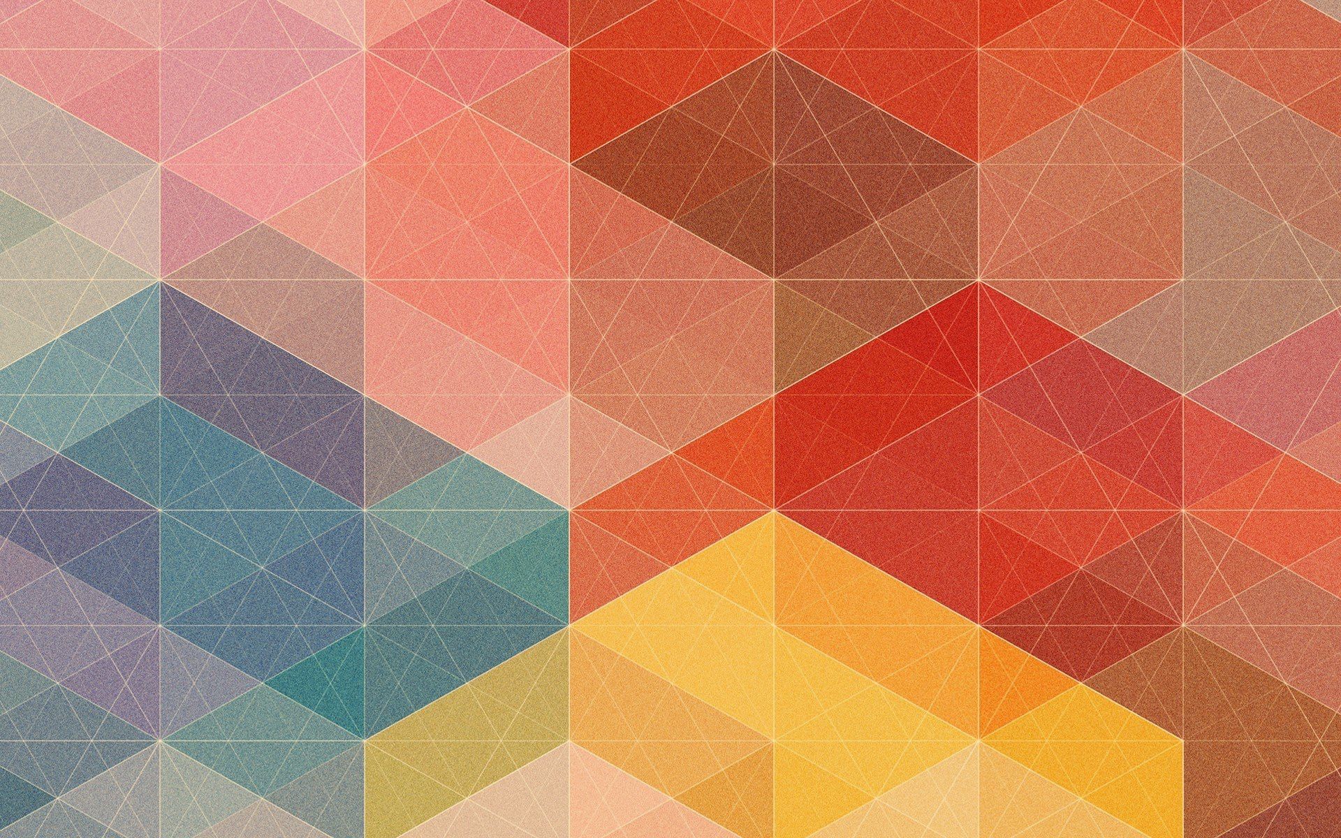 Digital Cool Geometry Shapes Art Wallpapers