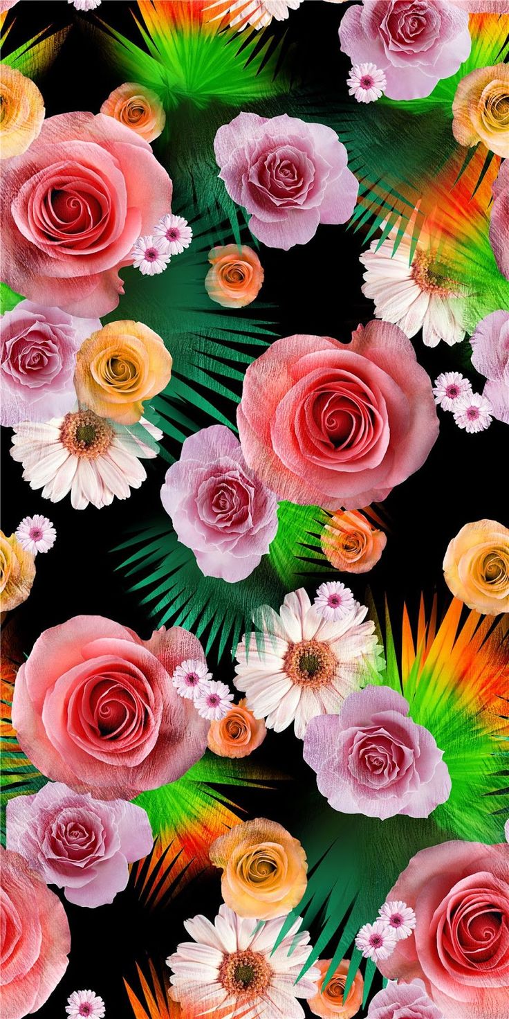 Digital Flowers Wallpapers