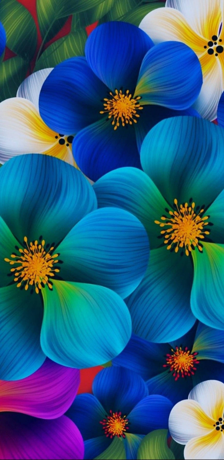 Digital Flowers Wallpapers