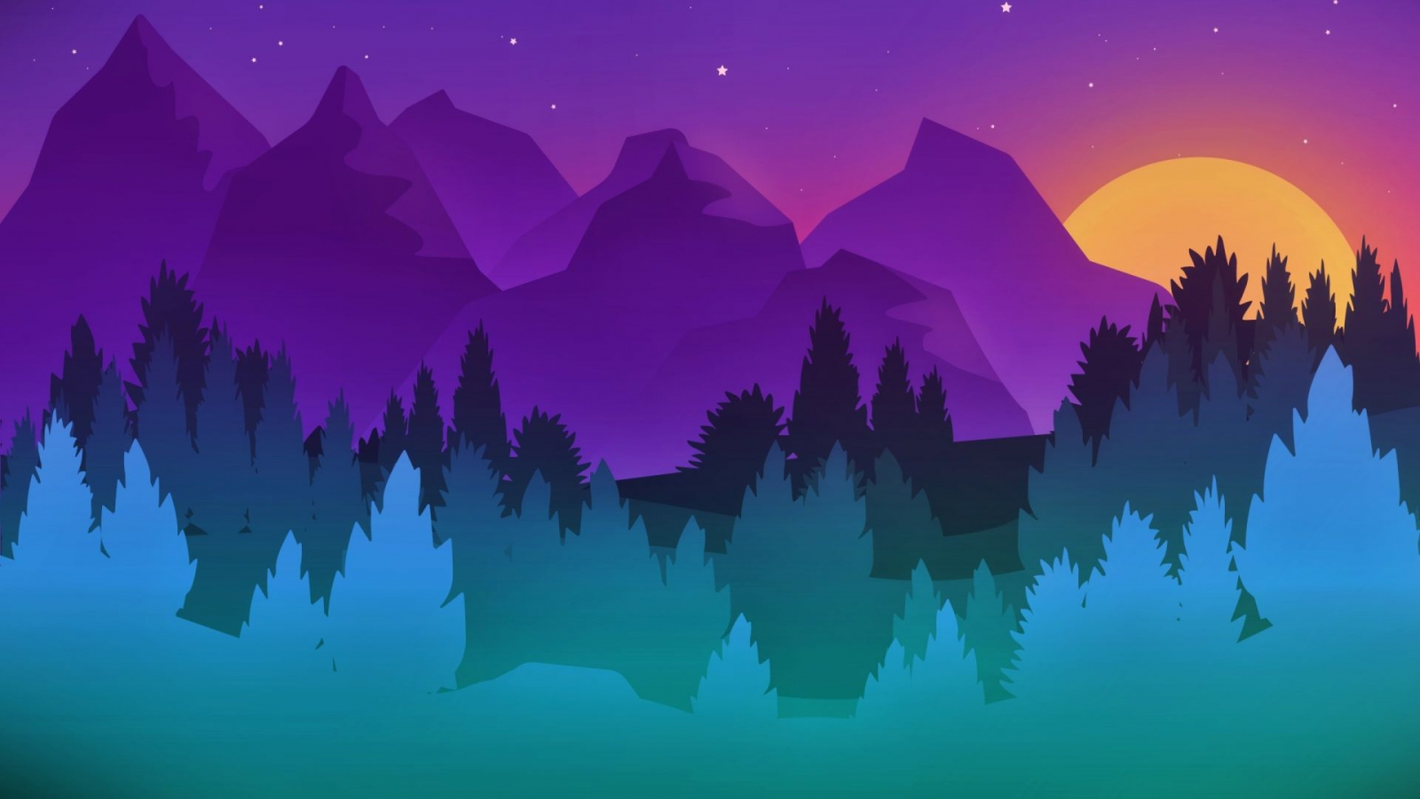 Digital Mountains Wallpapers