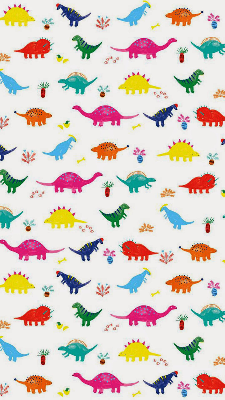 Dinosaur Pattern Wallpapers