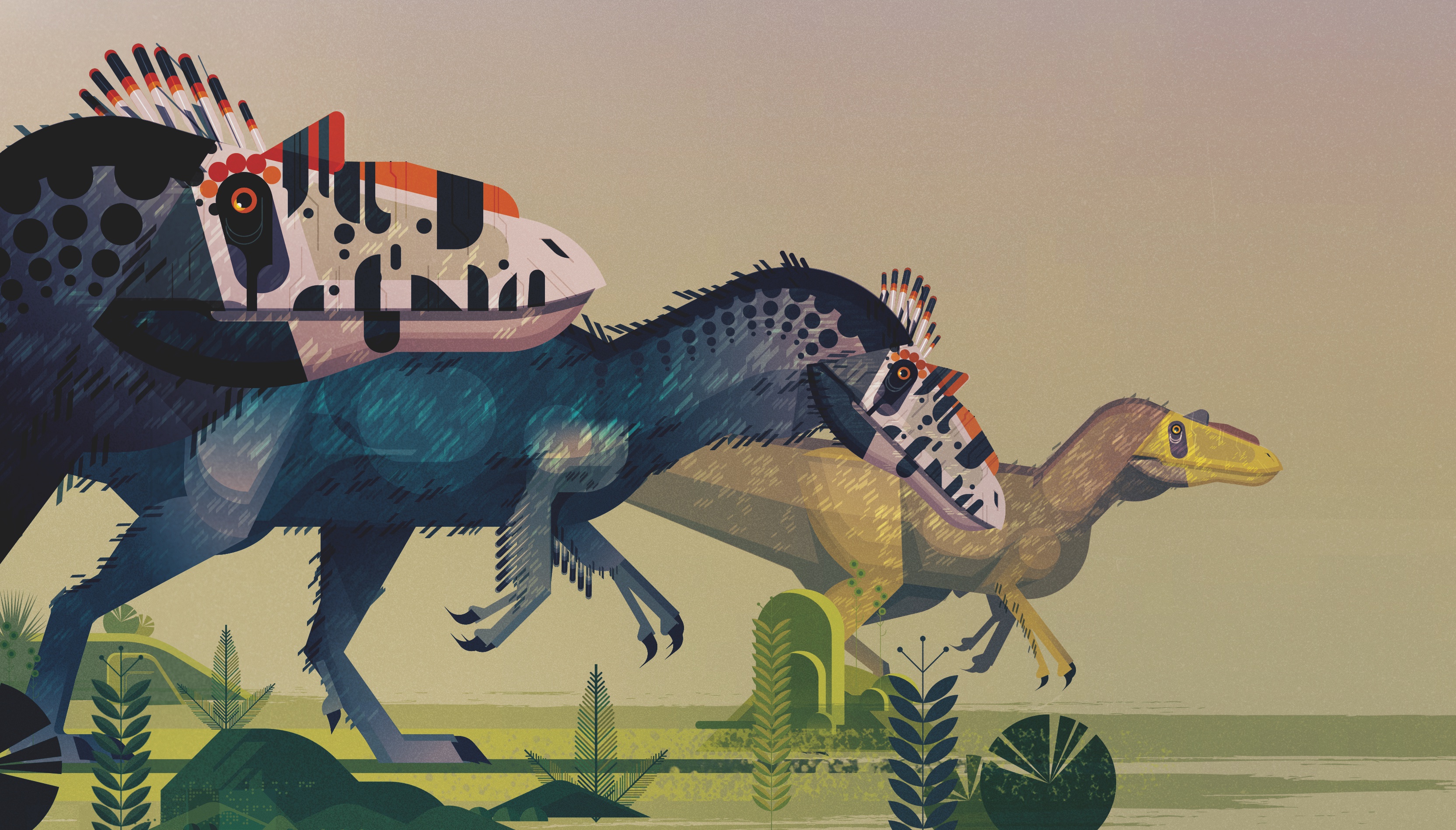 Dinosaur Simple Minimalist Wallpapers