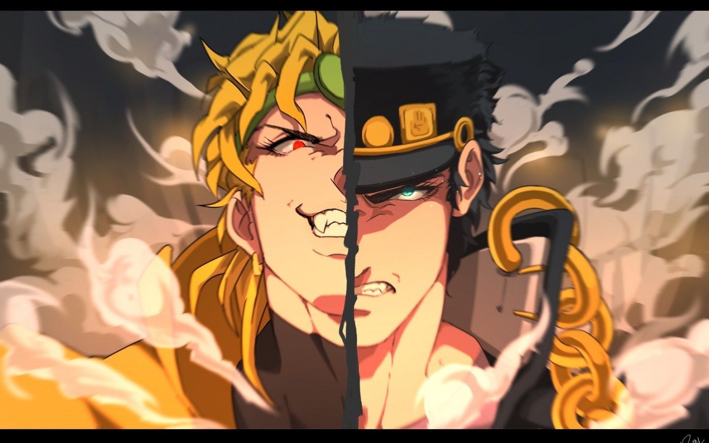 Dio Brando Vs Jonathan Joestar Wallpapers