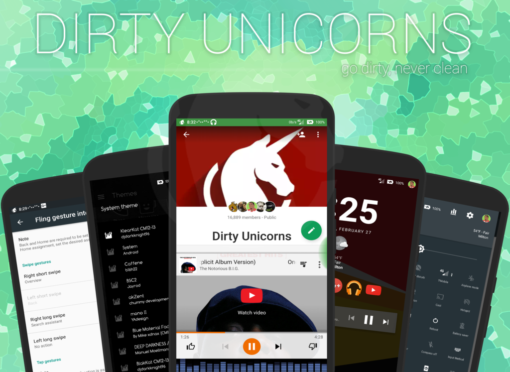 Dirty Unicorns Download Wallpapers