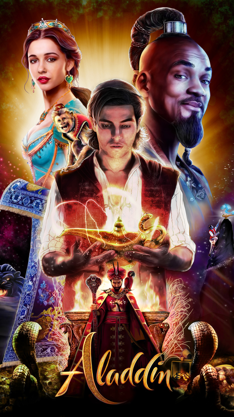 Disney Aladdin 2019 Movie Poster Wallpapers