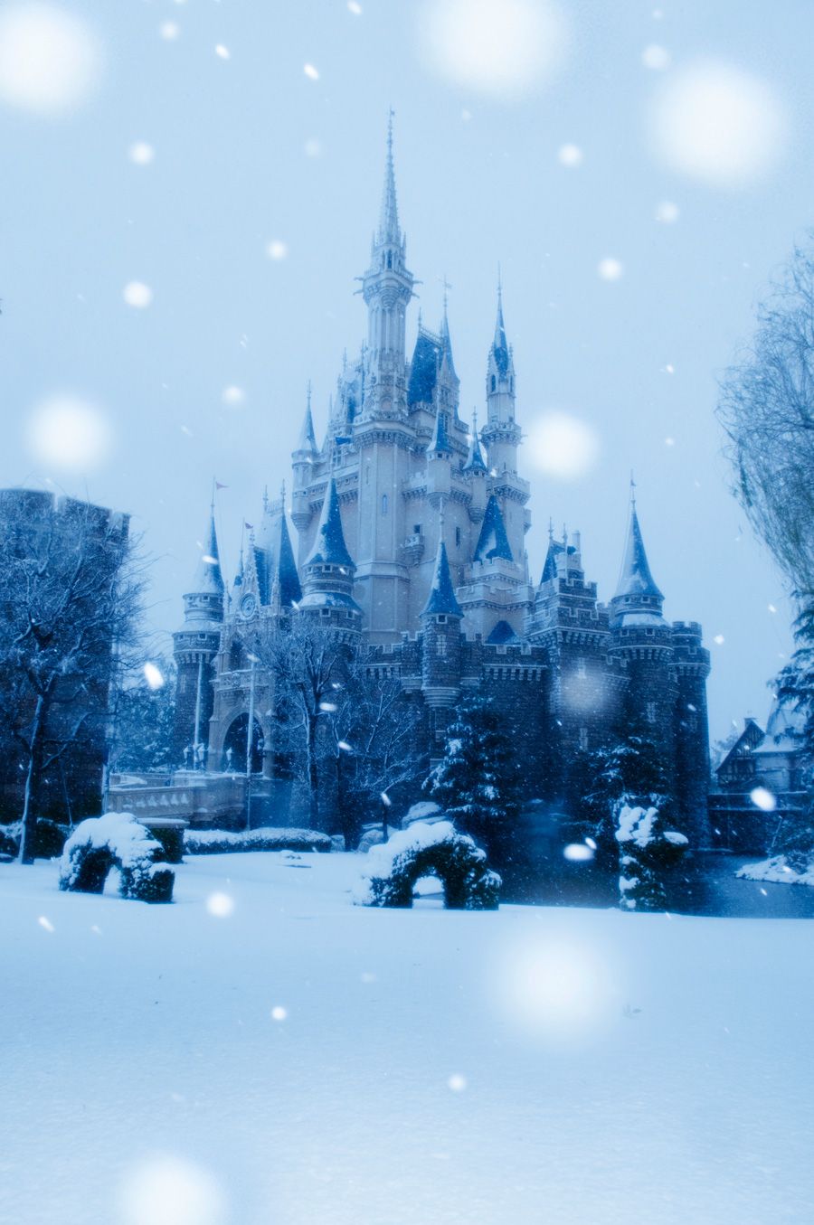 Disney Castle Winter Wallpapers