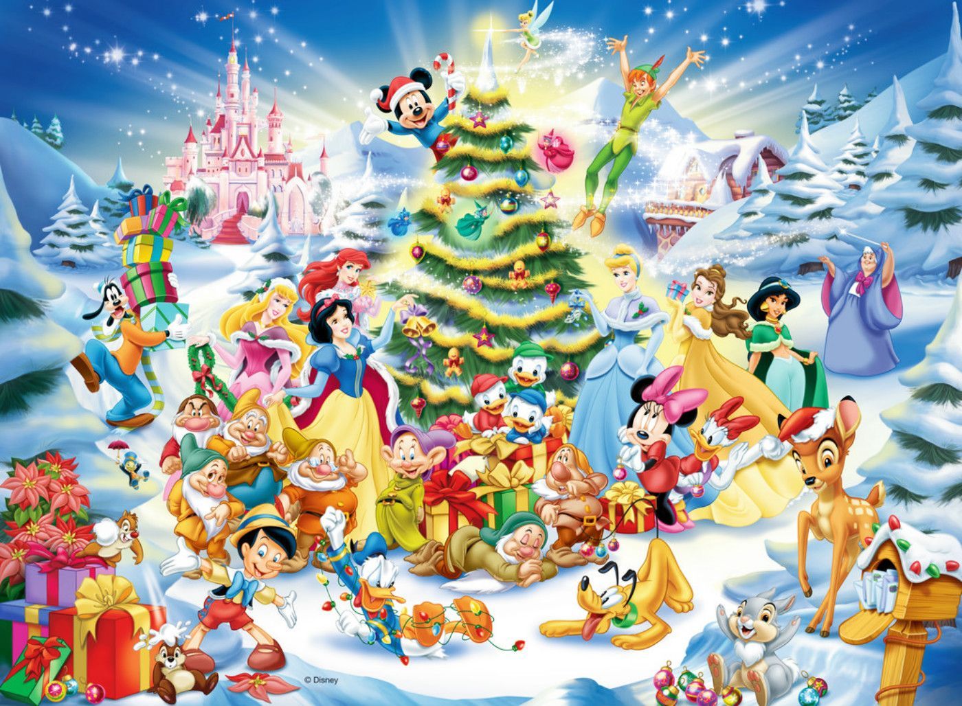 Disney Christmas Backgrounds