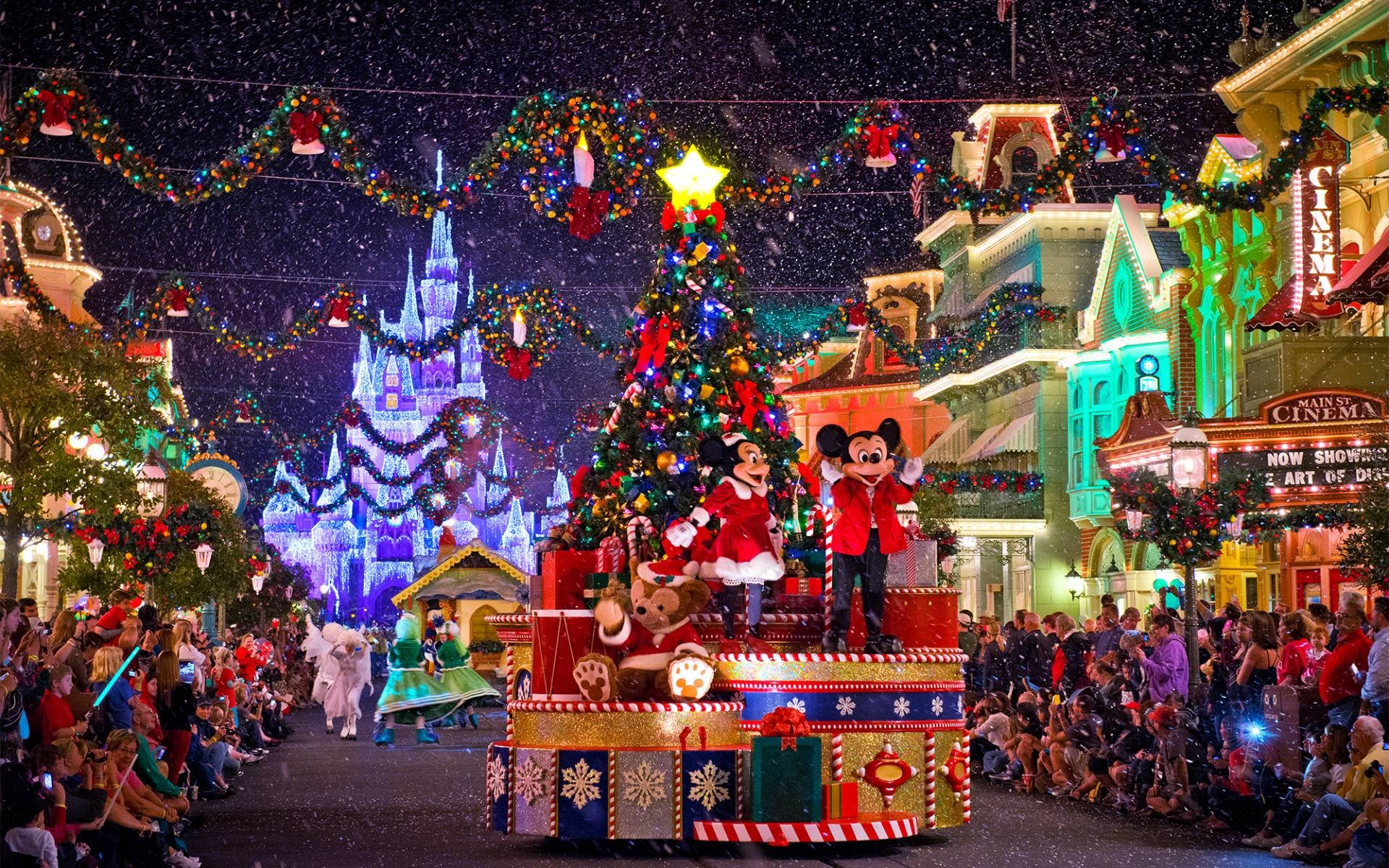 Disney Christmas Backgrounds Desktop