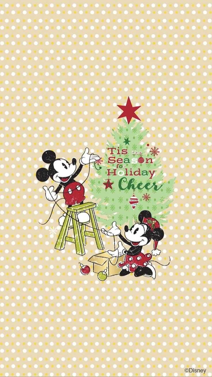 Disney Christmas Iphone Wallpapers