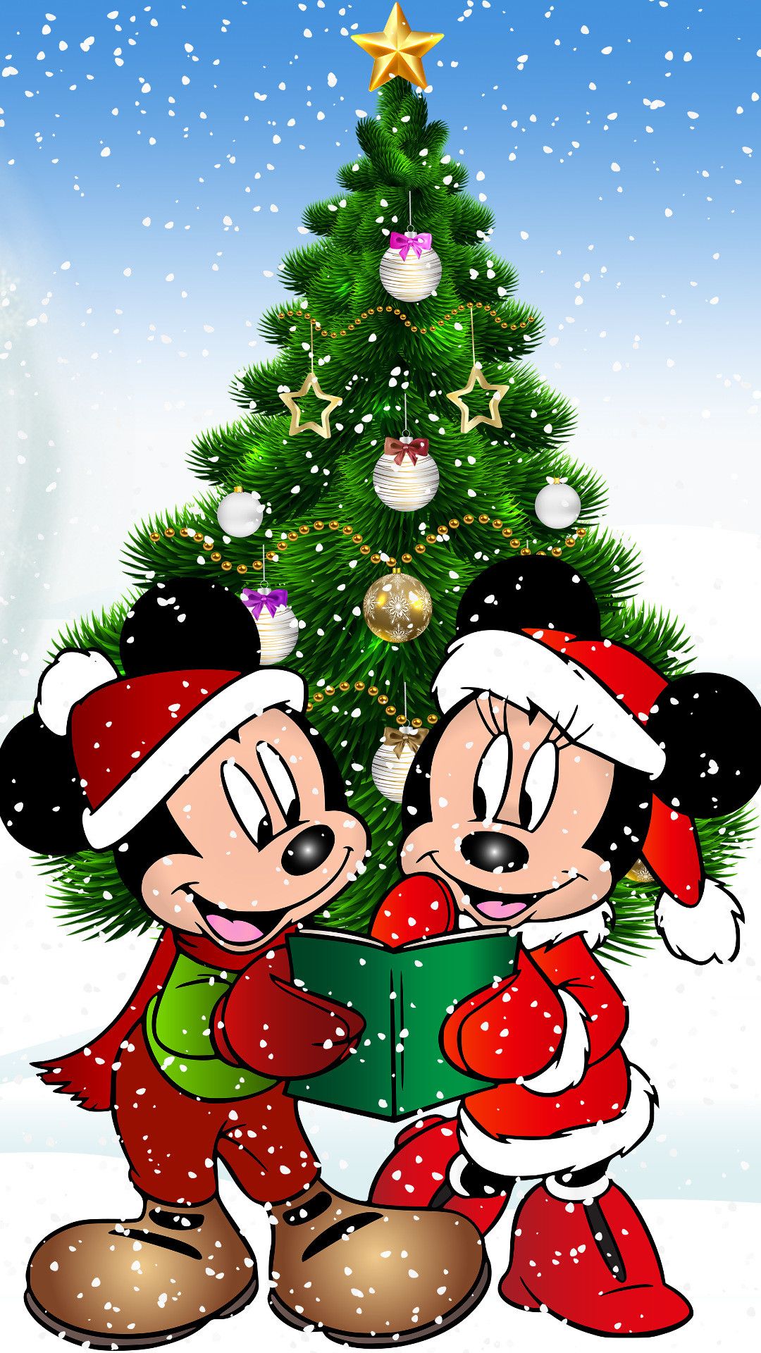 Disney Christmas Iphone Wallpapers