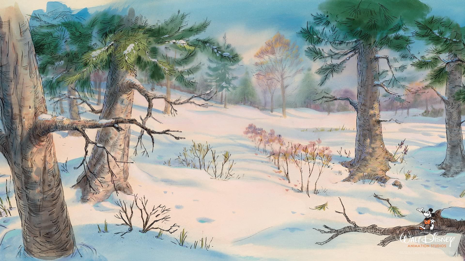 Disney Winter Backgrounds