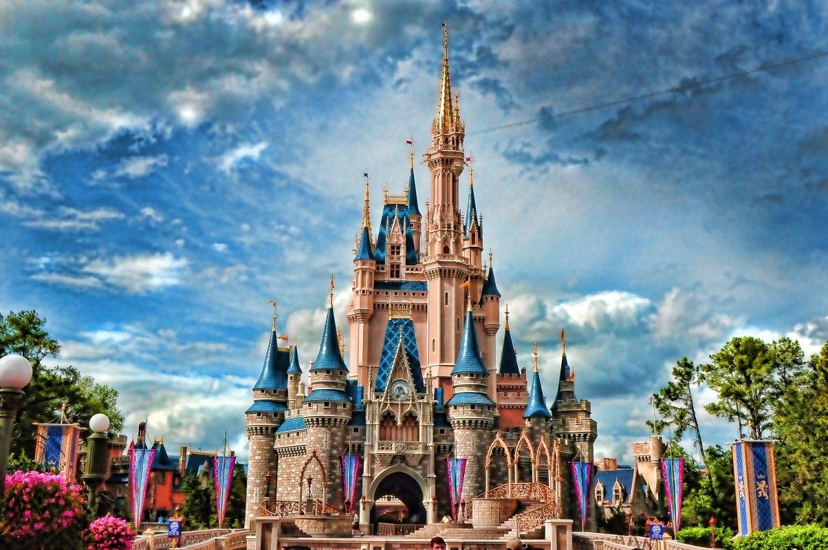 Disney World Castle Background