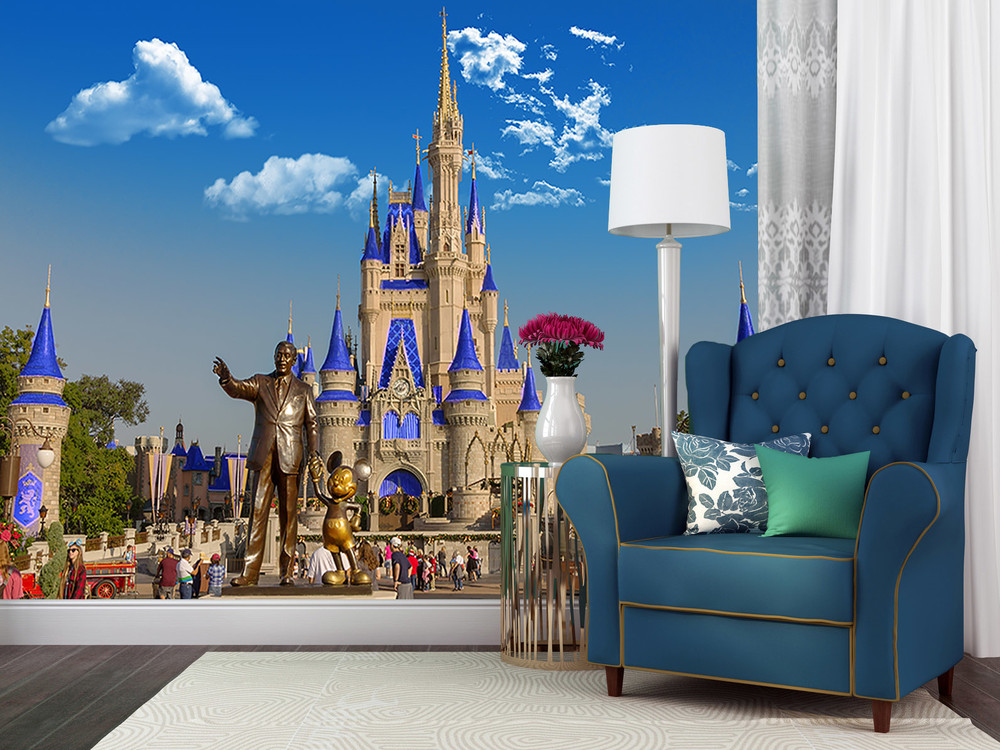 Disney World Castle Background