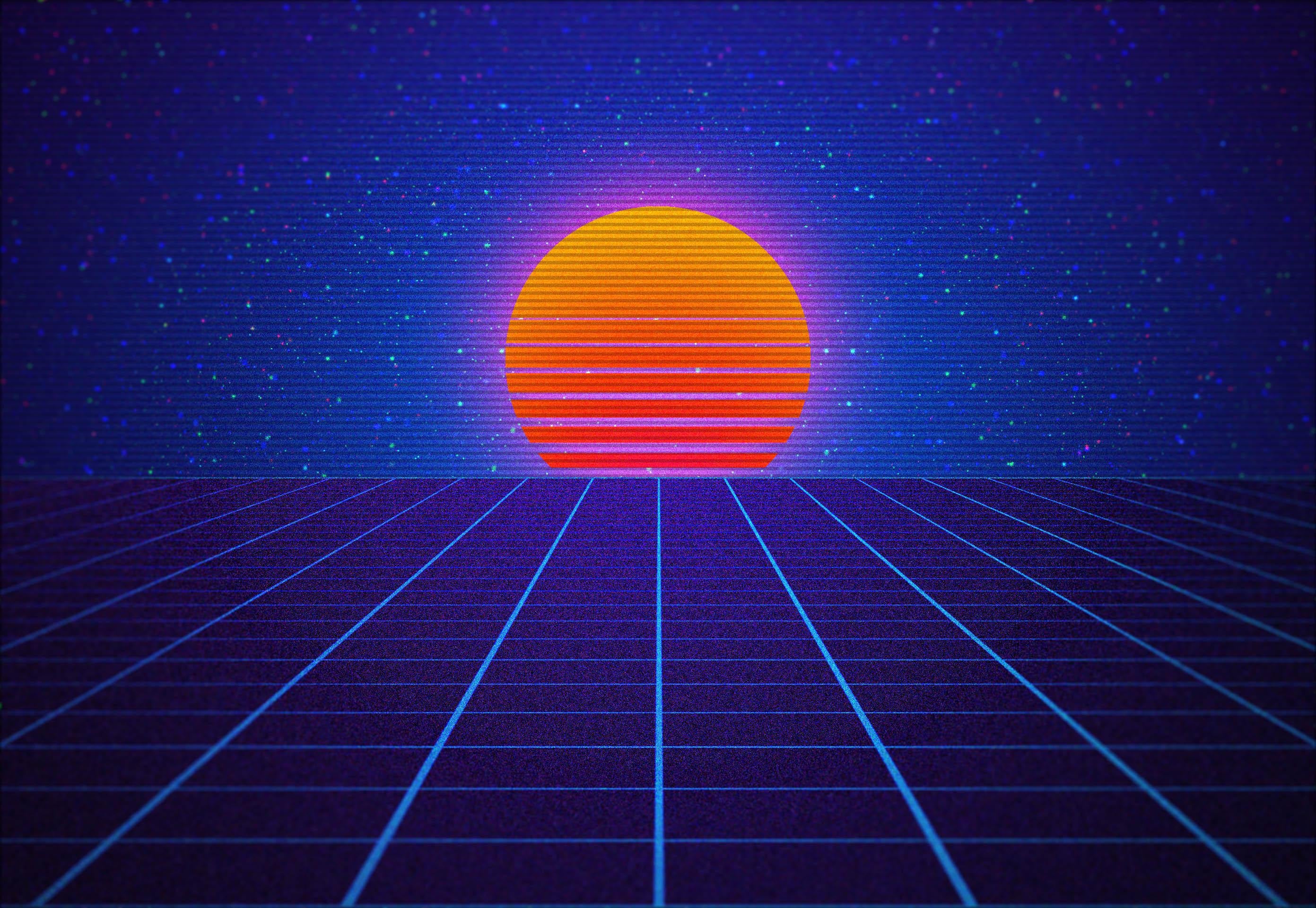 Dithering Outrun Wallpapers