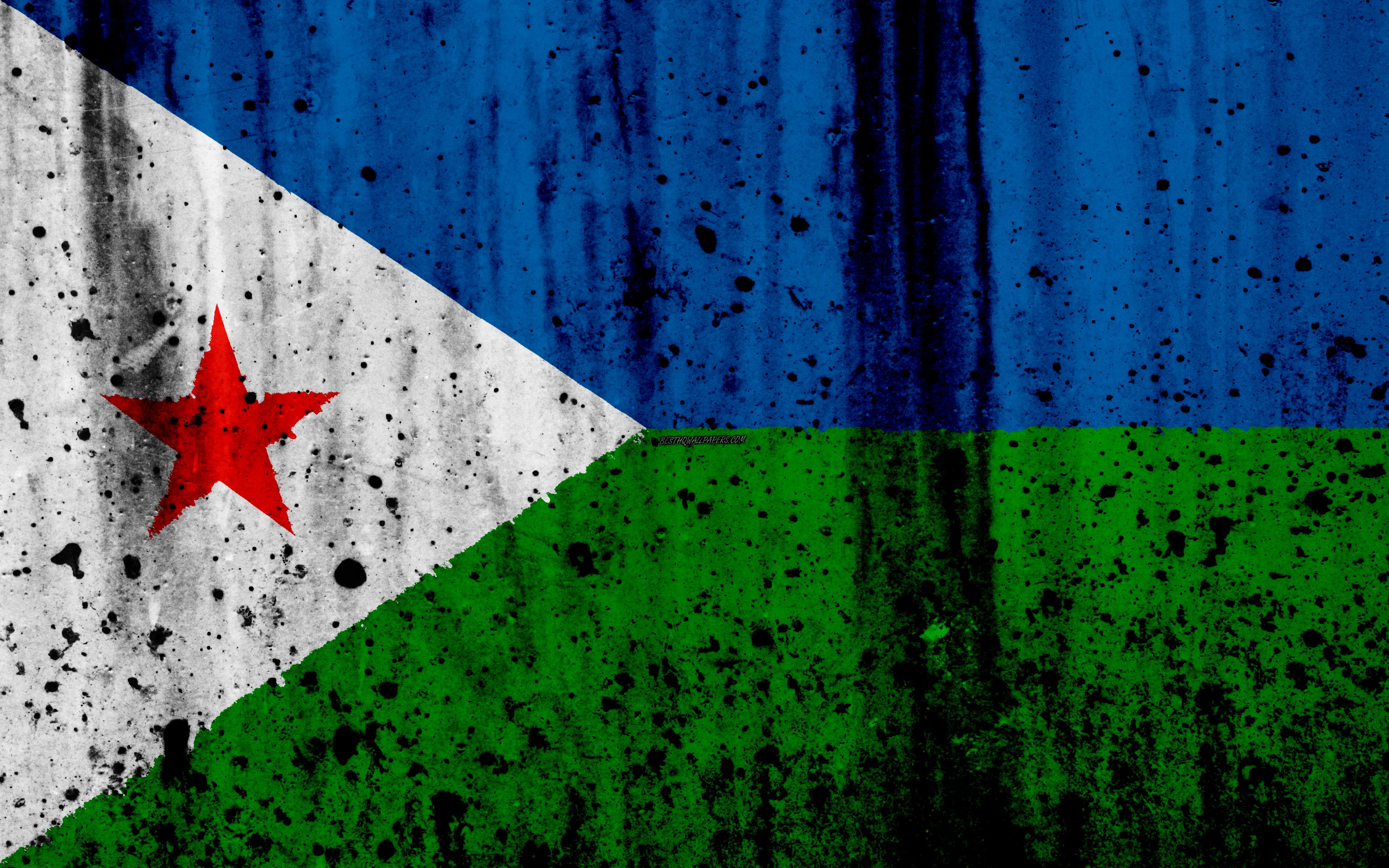 Djibouti Flag Wallpapers