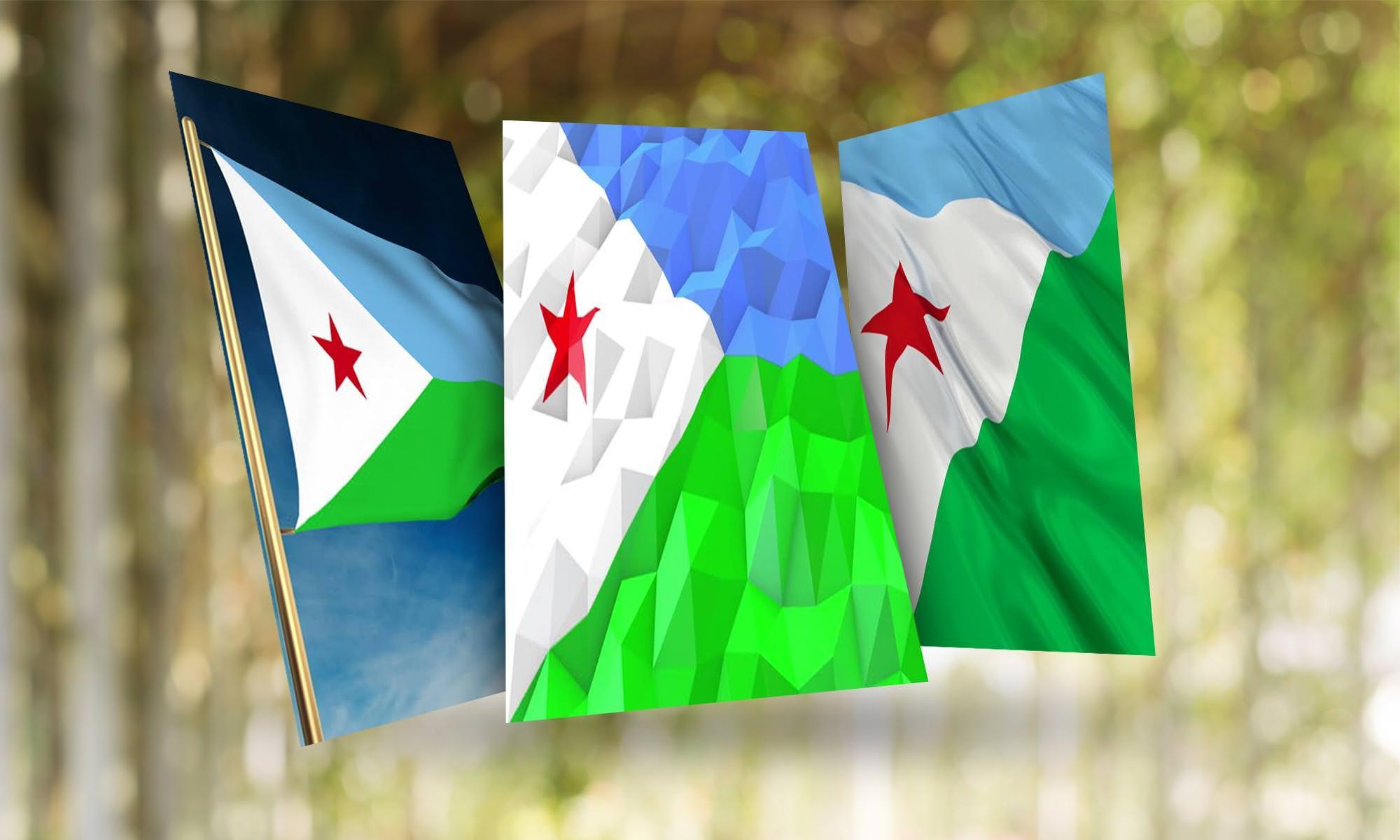 Djibouti Flag Wallpapers