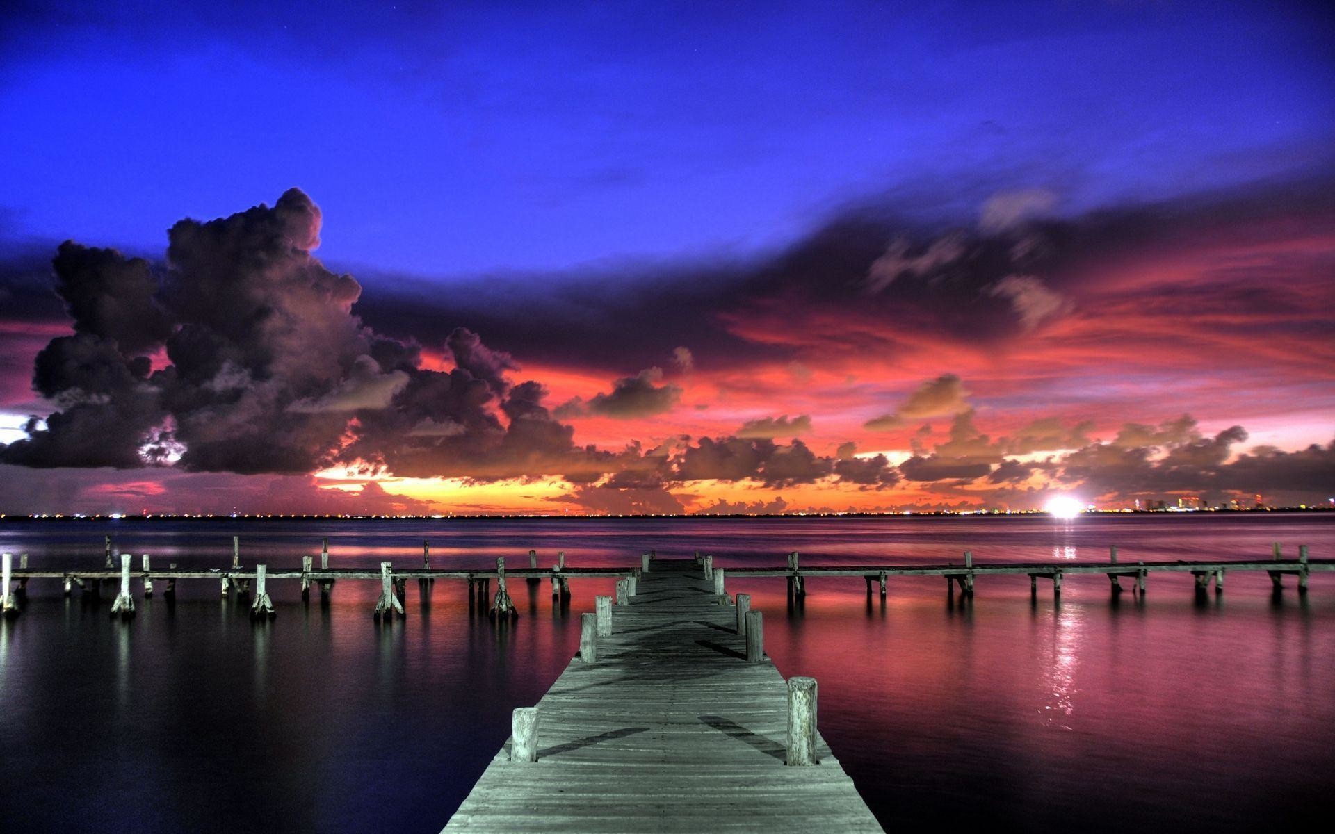 Dock Sunset Pictures Wallpapers