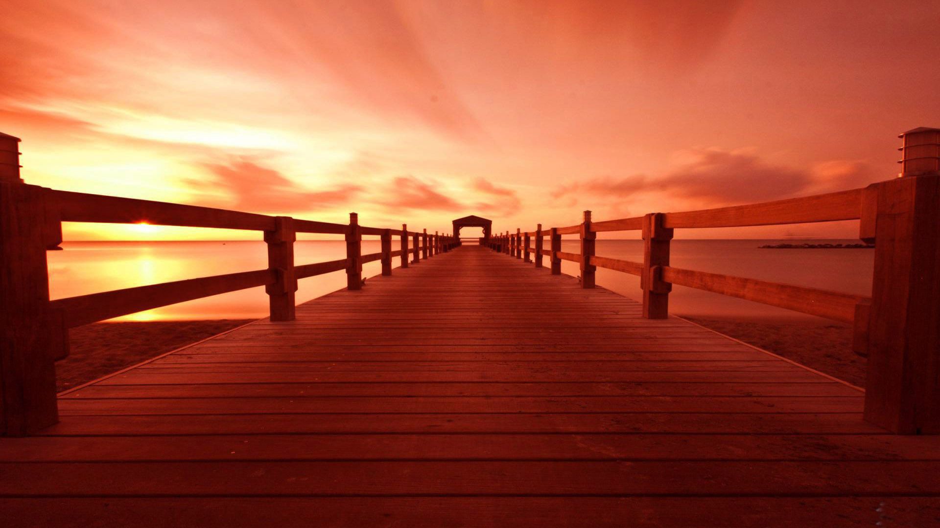 Dock Sunset Pictures Wallpapers