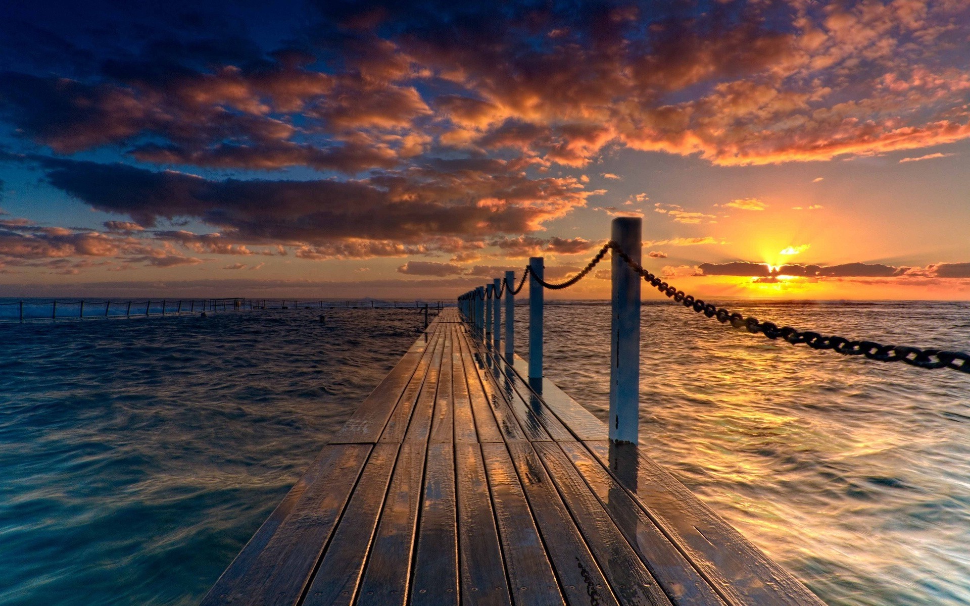 Dock Sunset Pictures Wallpapers
