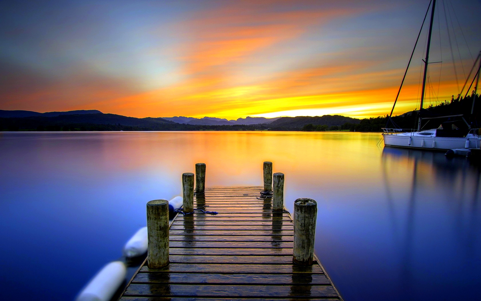 Dock Sunset Pictures Wallpapers