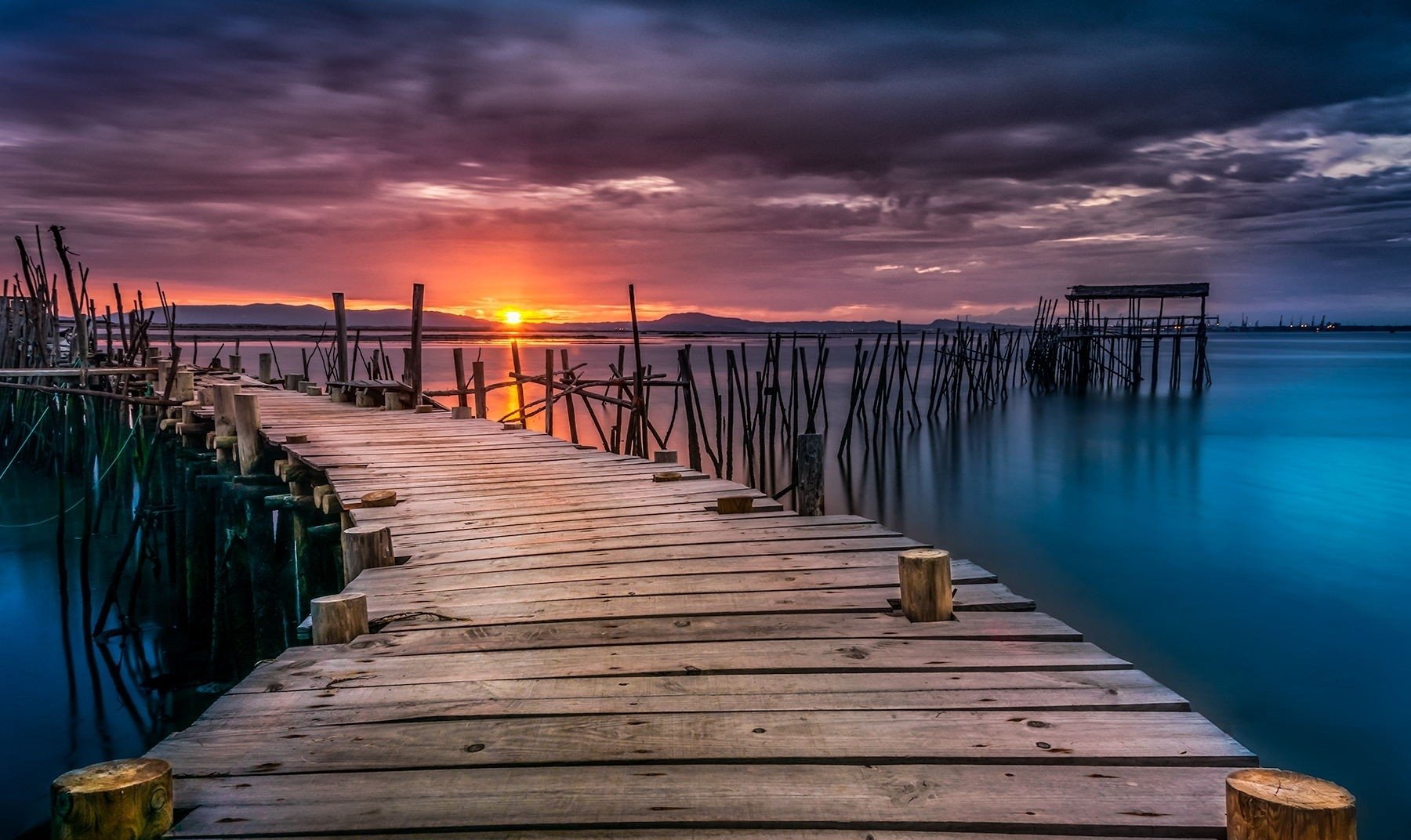 Dock Sunset Pictures Wallpapers