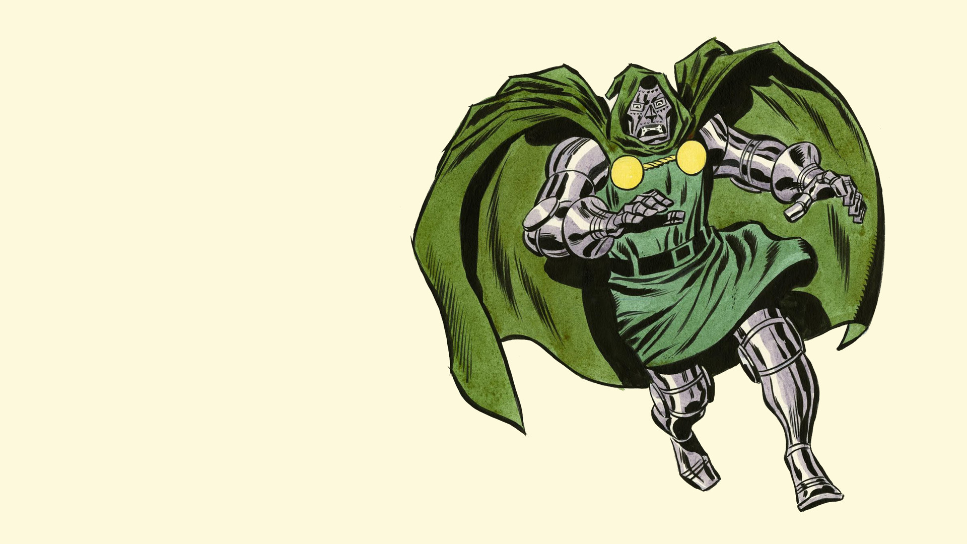 Doctor Doom Minimalism Wallpapers