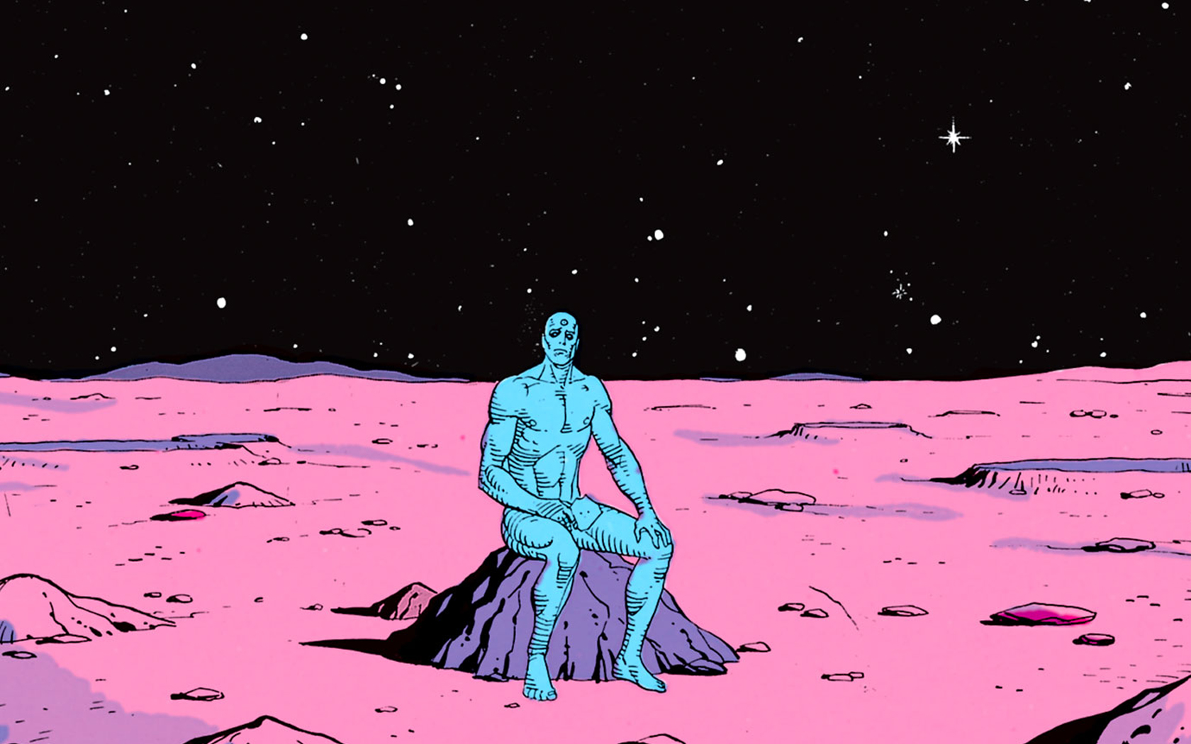 Doctor Manhattan Logo Wallpapers