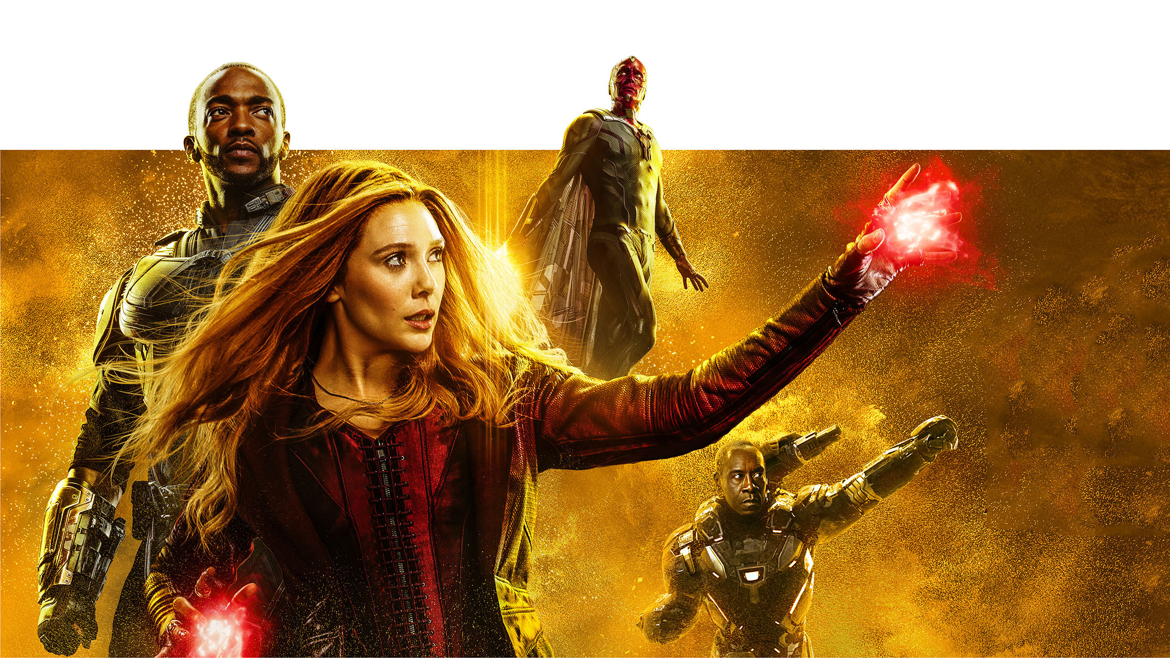 Doctor Strange, Falcon, Scarlet Witch And Hawkeye In Avengers Infinity War Wallpapers