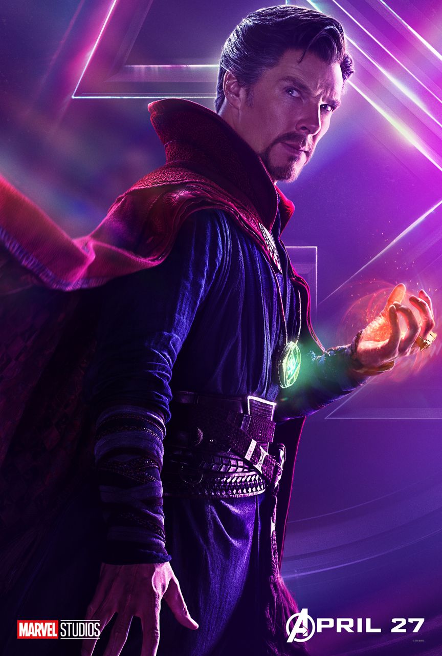 Doctor Strange, Falcon, Scarlet Witch And Hawkeye In Avengers Infinity War Wallpapers