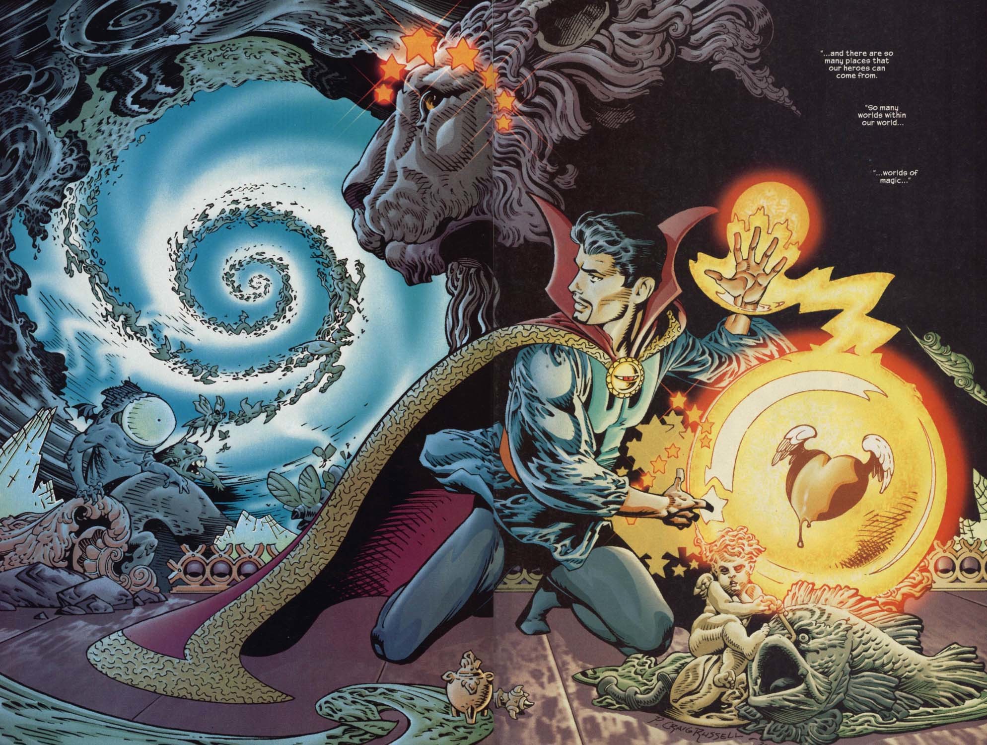 Doctor Strange Marvel Comic Illustration Wallpapers