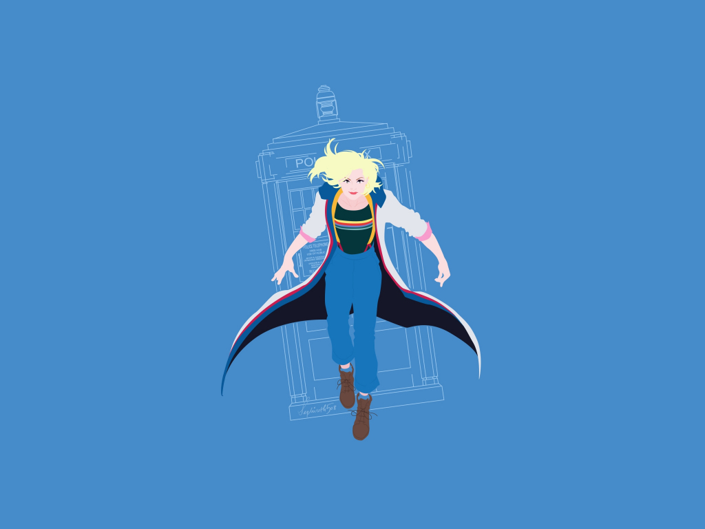 Doctor Who Minimal Art Wallpapers
