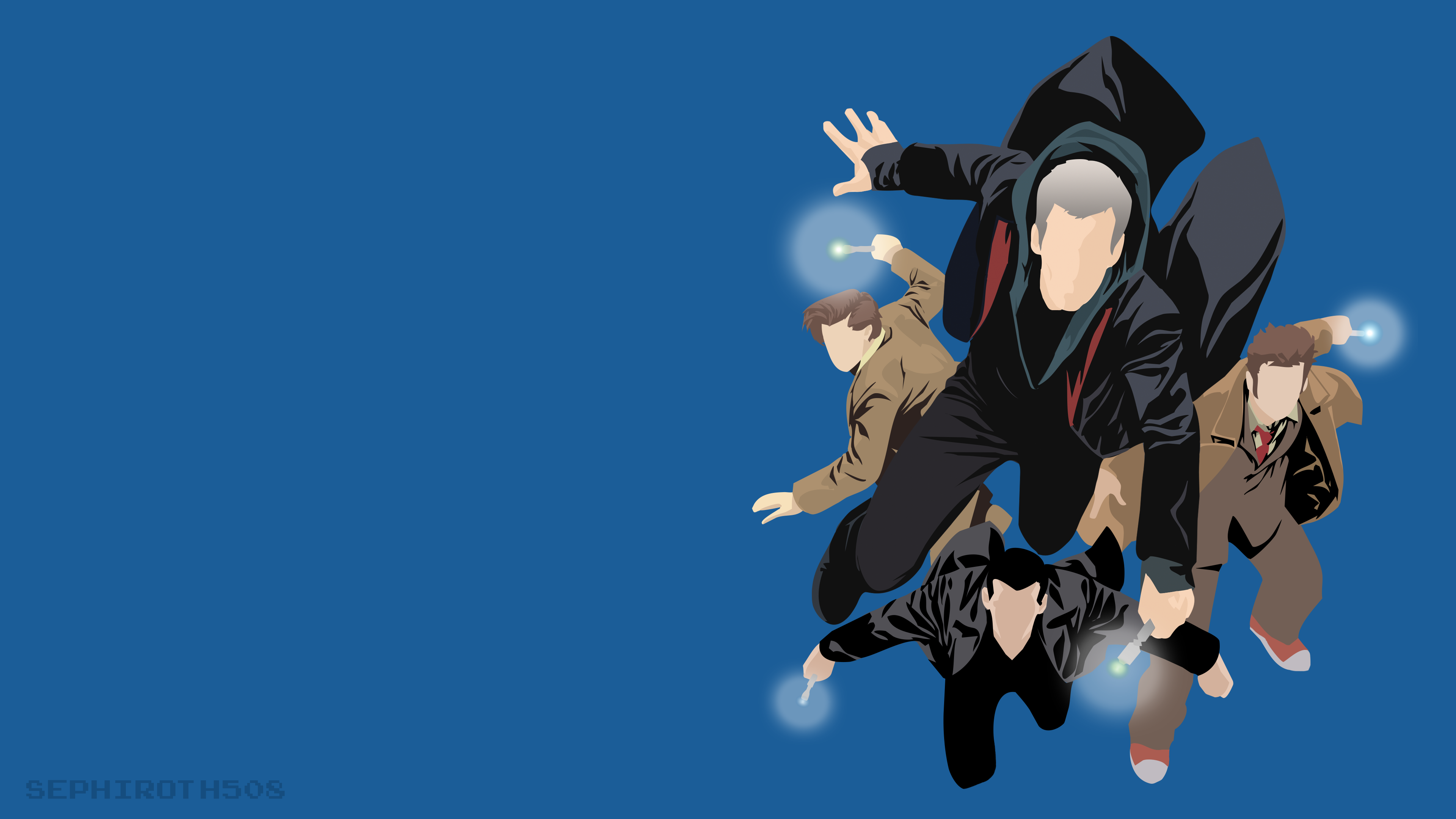 Doctor Who Minimal Art Wallpapers