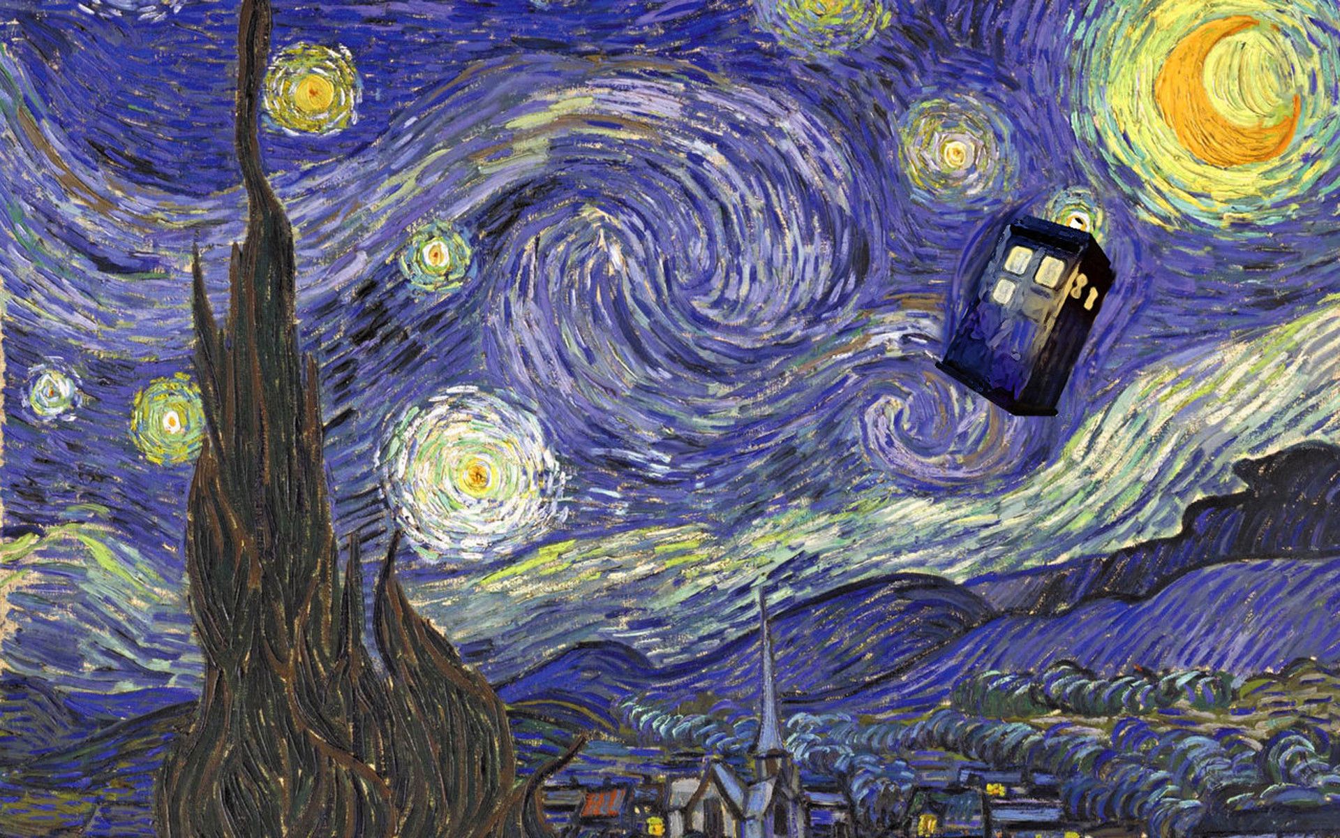 Doctor Who Starry Night Wallpapers