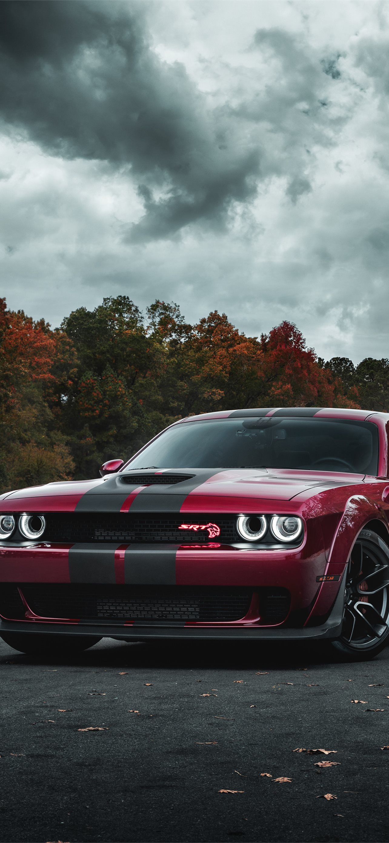 Dodge Challenger Hellcat Iphone Wallpapers