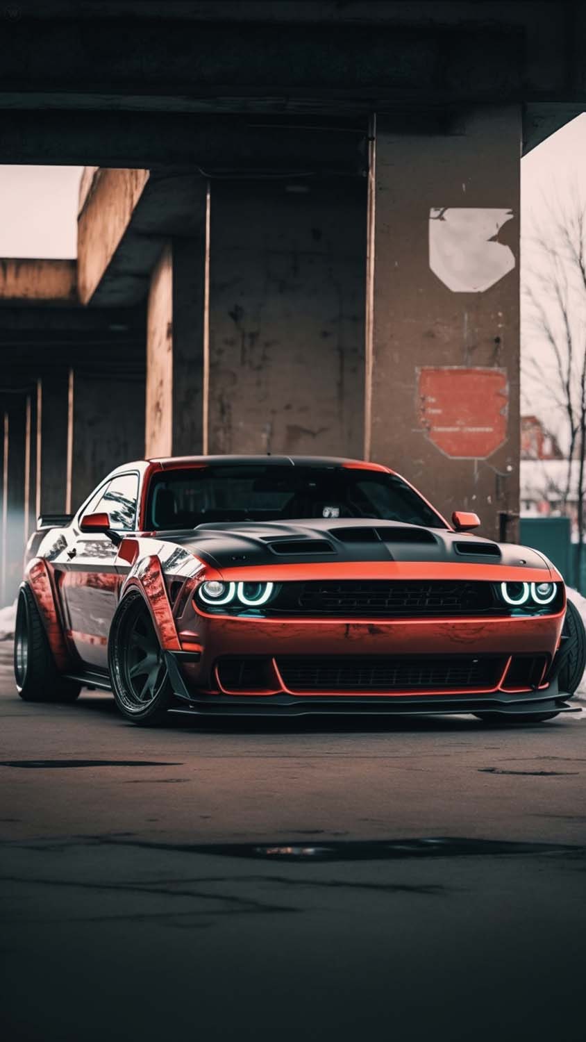 Dodge Challenger Hellcat Iphone Wallpapers