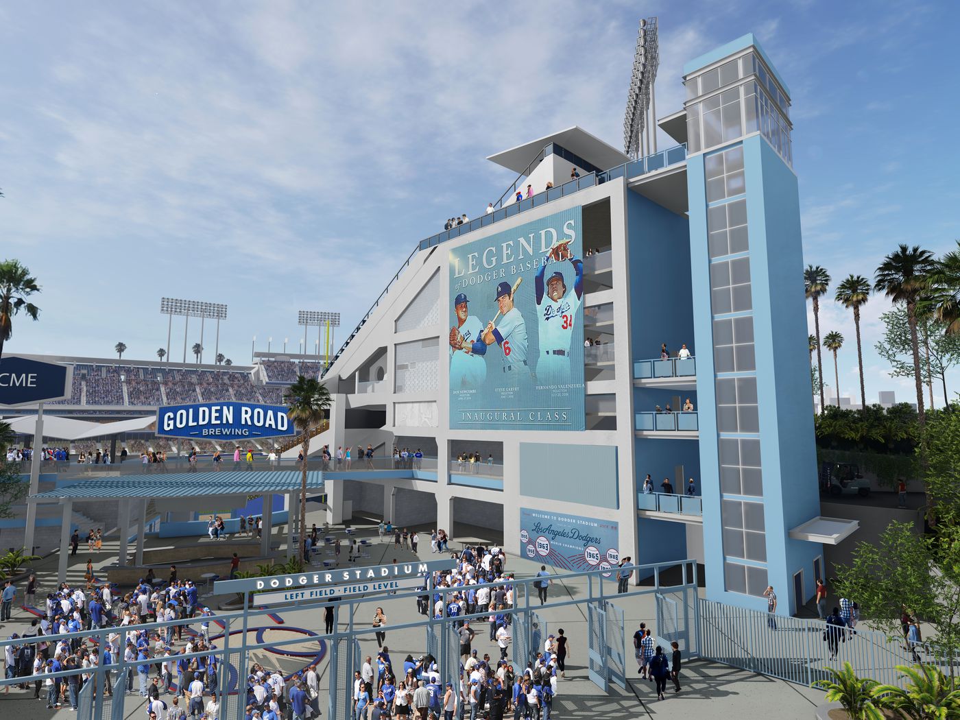 Dodger Stadium Palm Trees Wallpapers