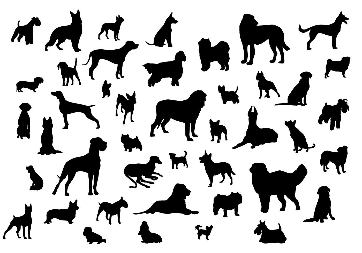 Dog Silhouette Wallpapers