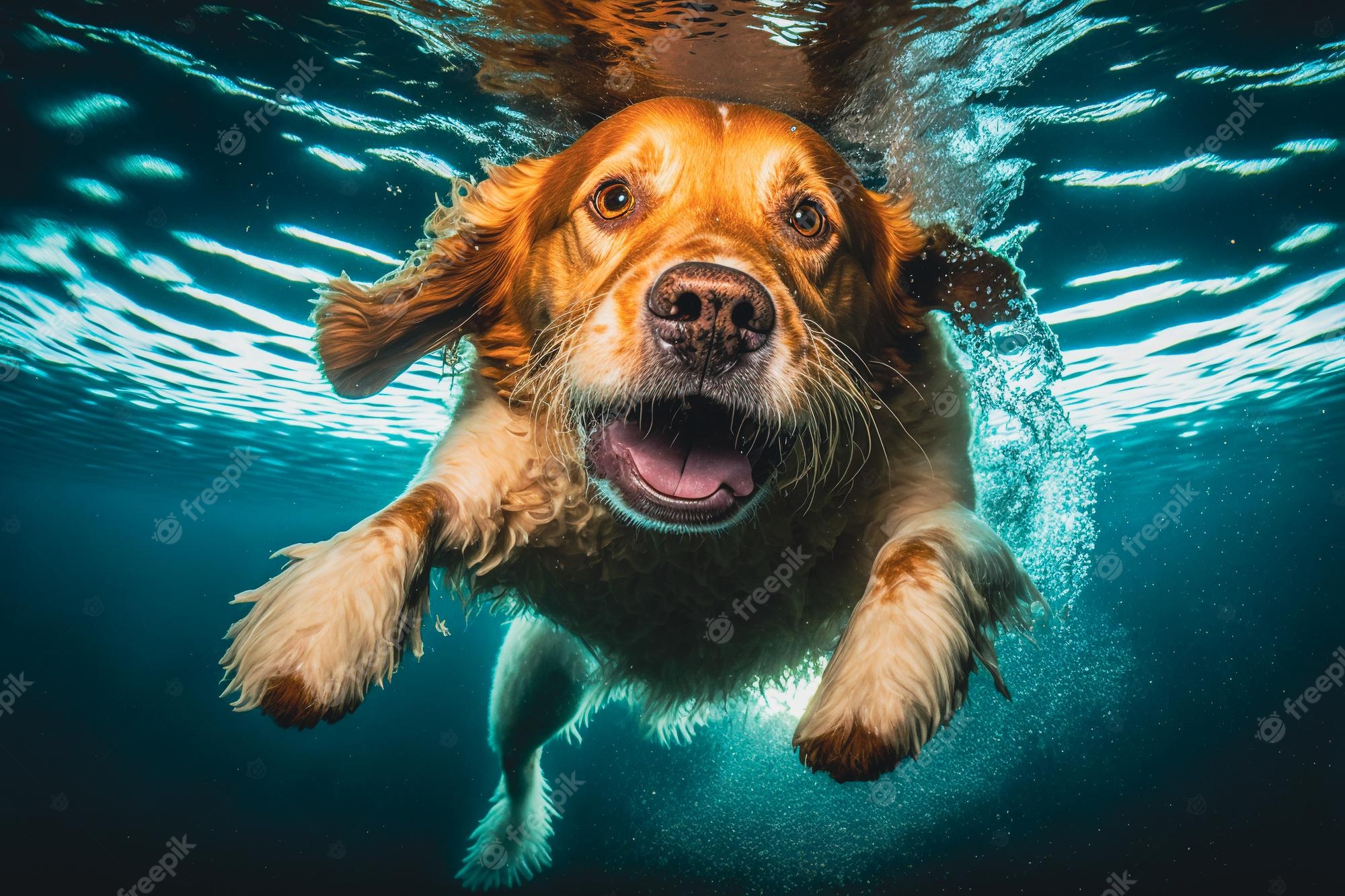 Dogs Underwater Wallpapers