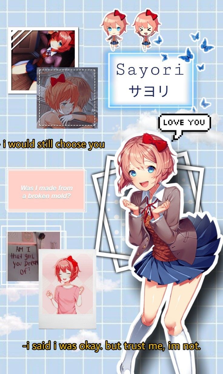 Doki Doki Literature Club Sayori Wallpapers